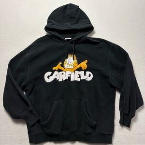 Official Garfield Black Hoodie for Men